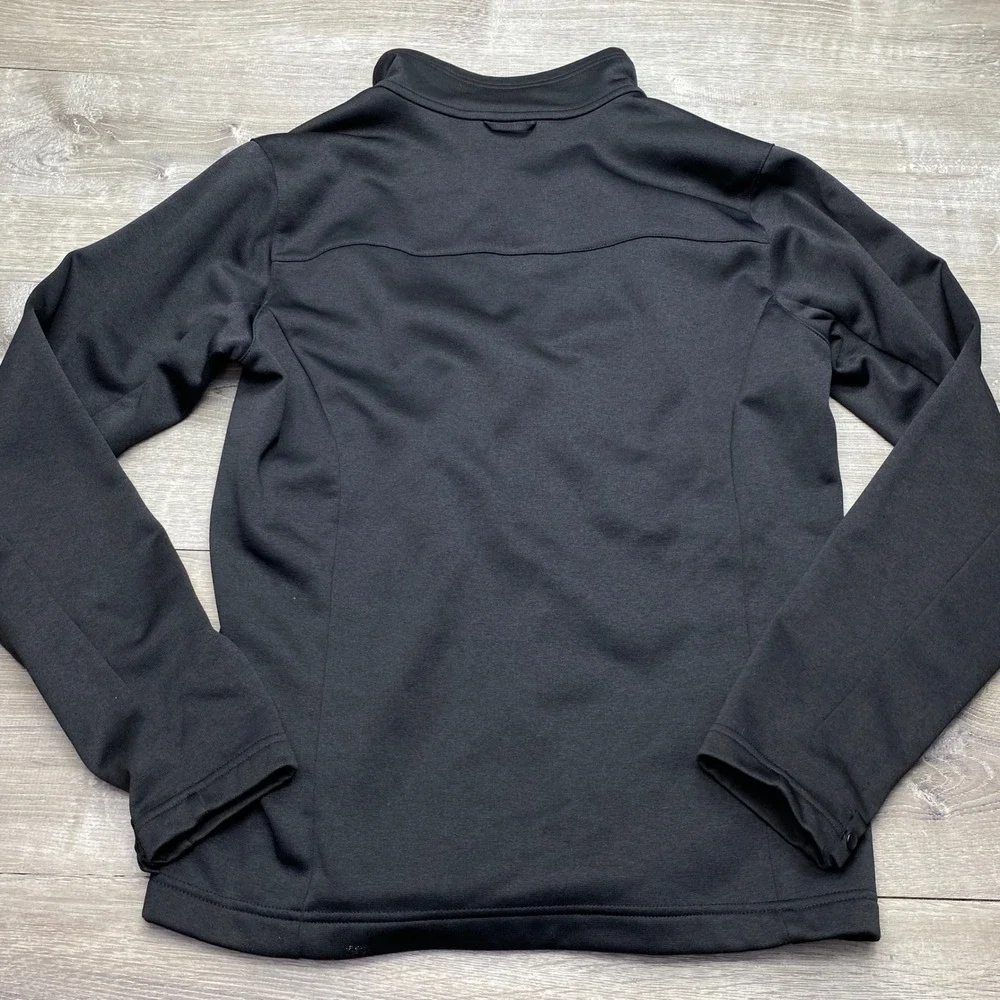 The North Face Jacket‎ Mens Small Black Full Zip Fleece Lined Polyester Track